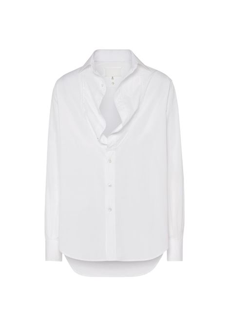 camicia con collo ripiegato uomo bianca MAISON MARGIELA | S67DT0026 S43001100